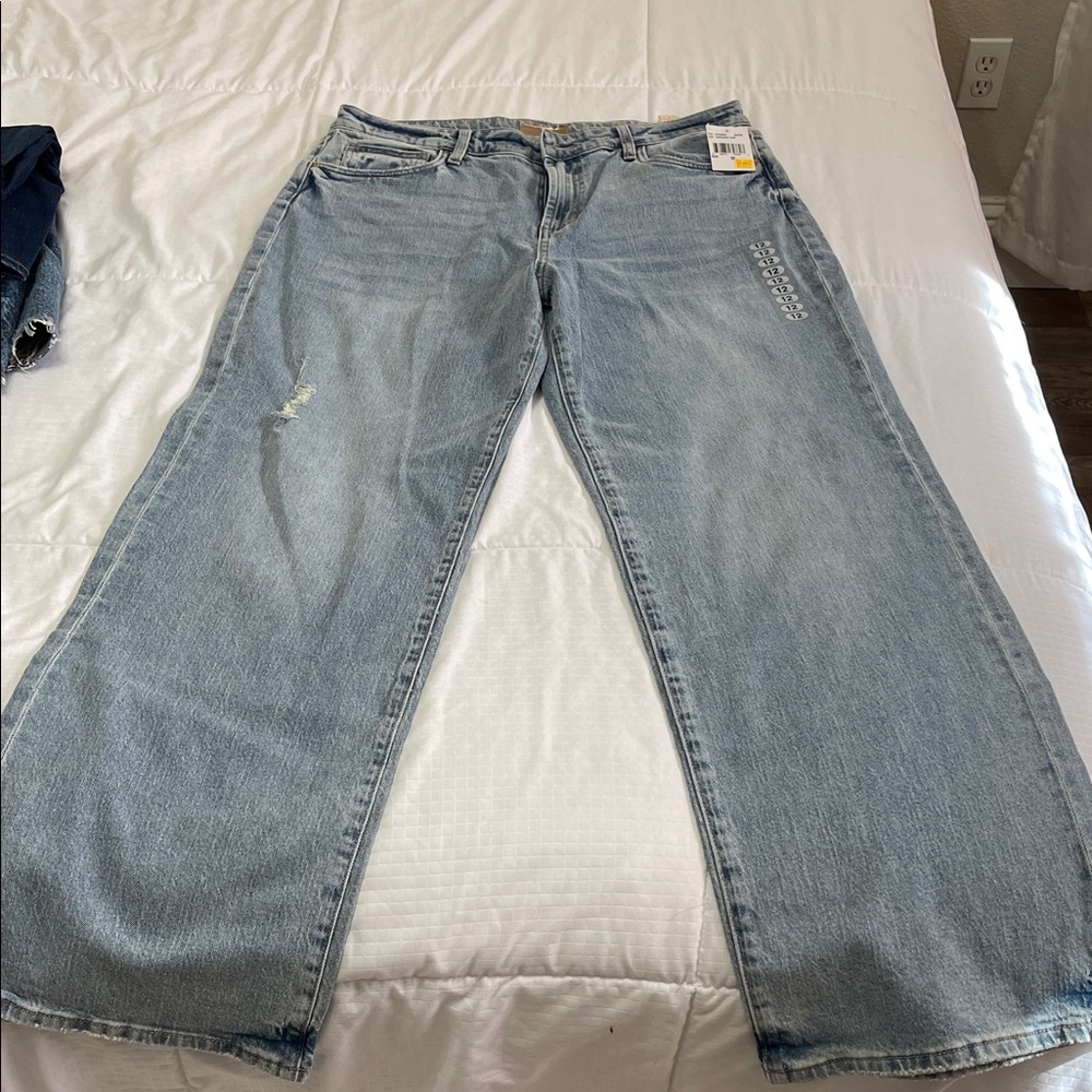 KUT Light Blue Wide-Leg Jeans